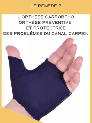 Remede pour les probl&egrave;mes du canal carpien 